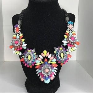 Beautiful colored necklace.